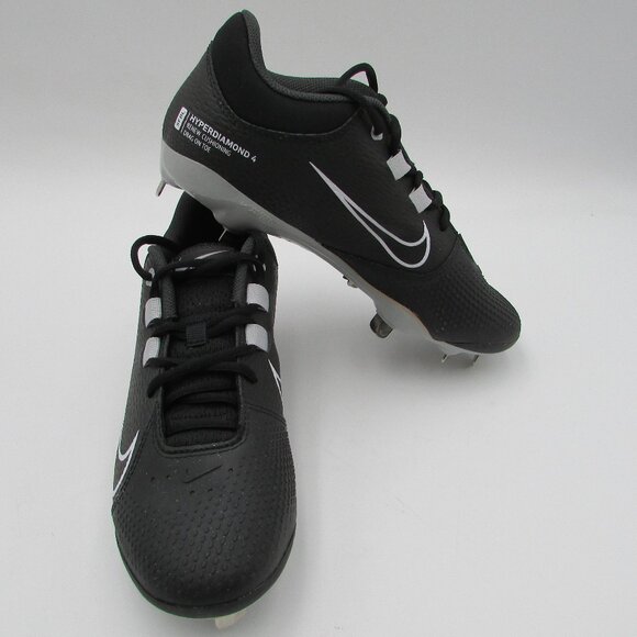 Nike Shoes - Nike Hyperdiamond 4 Black Softball Metal Cleats Women’s Size 8 New NWT